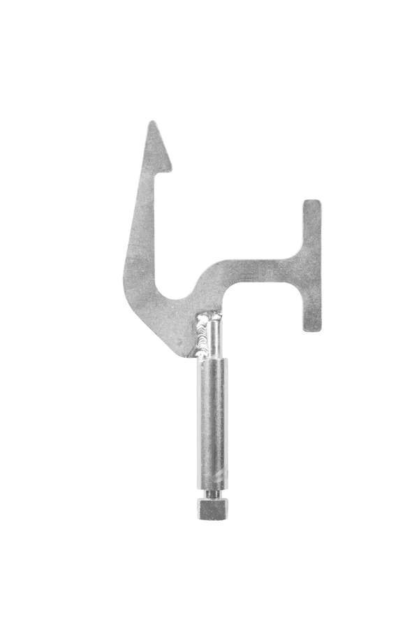 CROCHET DE SUSPENSION ACIER POUR PERCHE TELESCOPIQUE HPDT200 ET TETE HPDT900 OU HPDT800. HARNAISPRO.