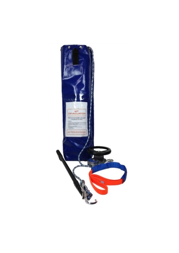 KIT DESCENDEUR / REMONTEUR POUR L'AUTO-EVACUATION ET LE SAUVETAGE VERSION 20