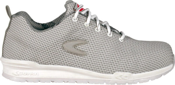 TENNIS DE SECURITE MIXTE, RUNNING GRIS ULTRA-SOUPLE ET ADHERENTE - EN ISO 20345:2022+A1:2024 S3S FO SR - 35/48