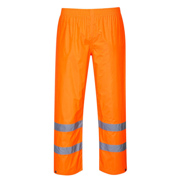 PANTALON HAUTE VISIBILITE DE PLUIE OXFORD 190T, 200 G/M². UPF 50+, EN ISO 13688, EN ISO 20471 CLASSE 1, EN 343 CLASSE 3.1. TS À 5XL - ORANGE