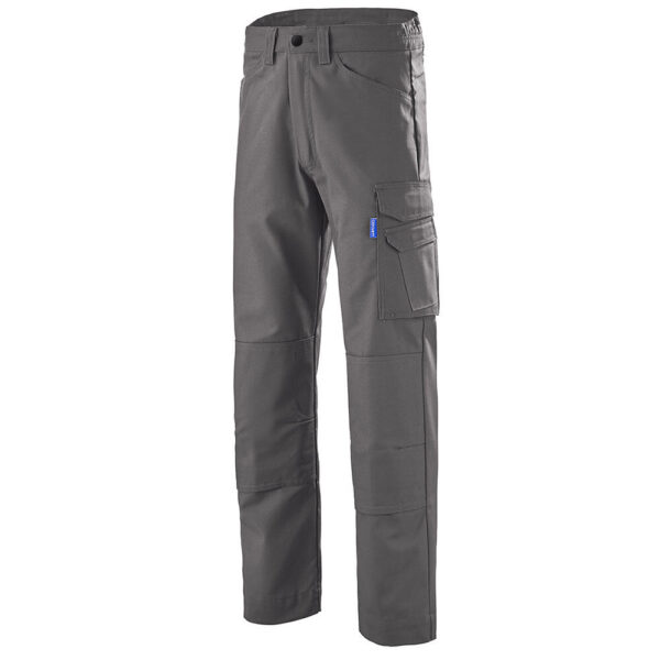 PANTALON HOMME POCHES GENOUX 100% METAL FREE KLINE. COTON / POLYESTER, 300 G/M². EN ISO 13688, EN 14404 A1. T36/38 à 60/62 - GRIS FONCE