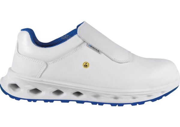 MOCASSIN DE SECURITE EN MICROFIBRE HYDROFUGE - S3S FO SR EN ISO 20345:2022+A1:2024 - 36/48 - BLANC