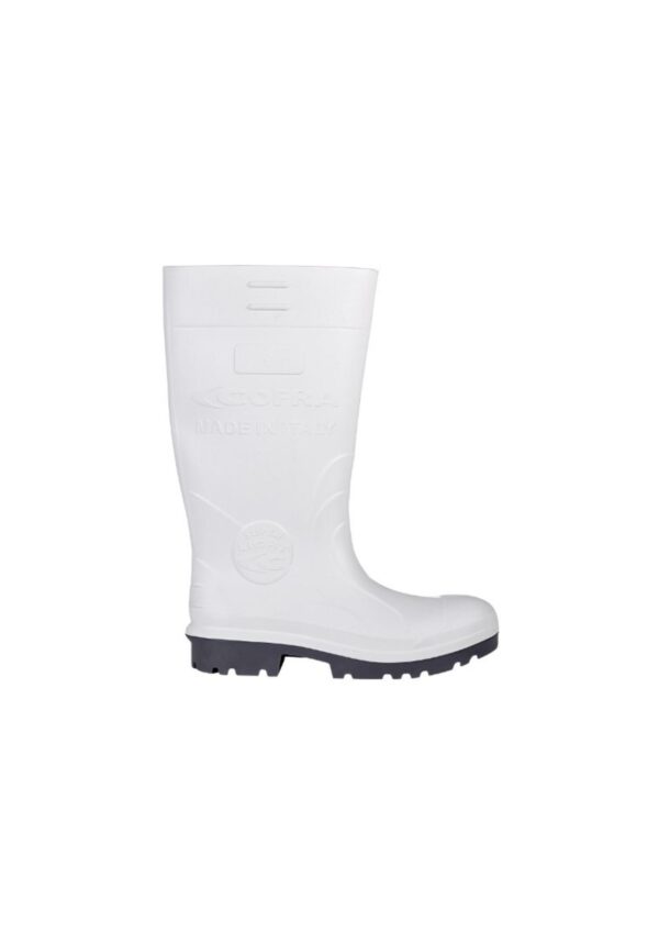 BOTTE DE SECURITE MIXTE, AGRO-ALIMENTAIRE, BLANC, ULTRA-LEGERE, FROID -25°C, ETANCHE - CE EN ISO 20345 S4 CI SRC