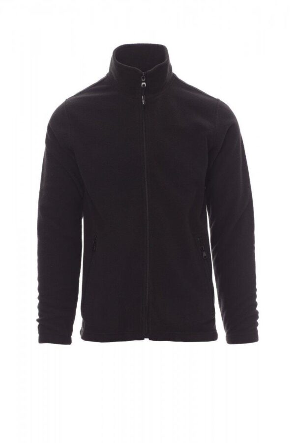 BLOUSON POLAIRE TECH-LINE UNISEXE ZIP INTEGRAL CHAUD / RESPIRANT. 100% POLYESTER, 280 G/M². TXS à 5XL - NOIR - 5XL