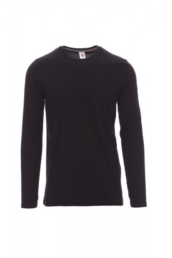 TEE-SHIRT HOMME 165 MANCHES LONGUES. 100% COTON, 165 G/M². TXS À 5XL - NOIR - 5XL