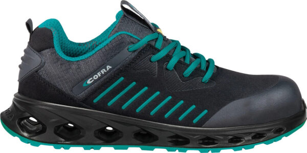 CHAUSSURE DE SÉCURITÉ TYPE BASKET EN MICROFIBRE ASPECT CUIR SUÈDE HYDROFUGE - ESD S3S FO SR - TAILLE 36 A 48