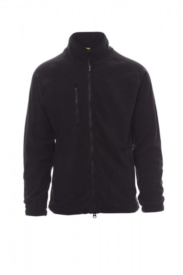 BLOUSON POLAIRE TECH-LINE HOMME CHAUD / RESPIRANT. 100% POLYESTER, 280 G/M² - TS A 3XL - NOIR