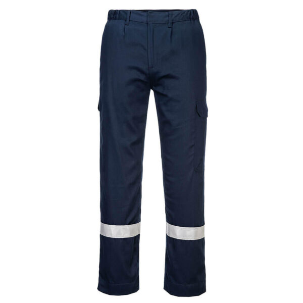 PANTALON ANTISTATIQUE LEGER COLORIS MARINE - S A 3XL Tissu extérieur : Bizflame Work : 99% coton, 1% fibre de carbone 210g - Convient pour être porté dans un environnement ATEX