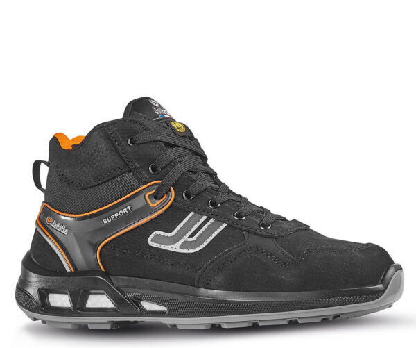 CHAUSSURE DE SÉCURITÉ MONTANTE DE TYPE URBAN SPORT, TIGE EN CUIR NUBUCK ET TEXTILE DÉPERLANT- EN ISO 20345:2022 S3S CI FO SR ESD - TAILLE 35 AU 48