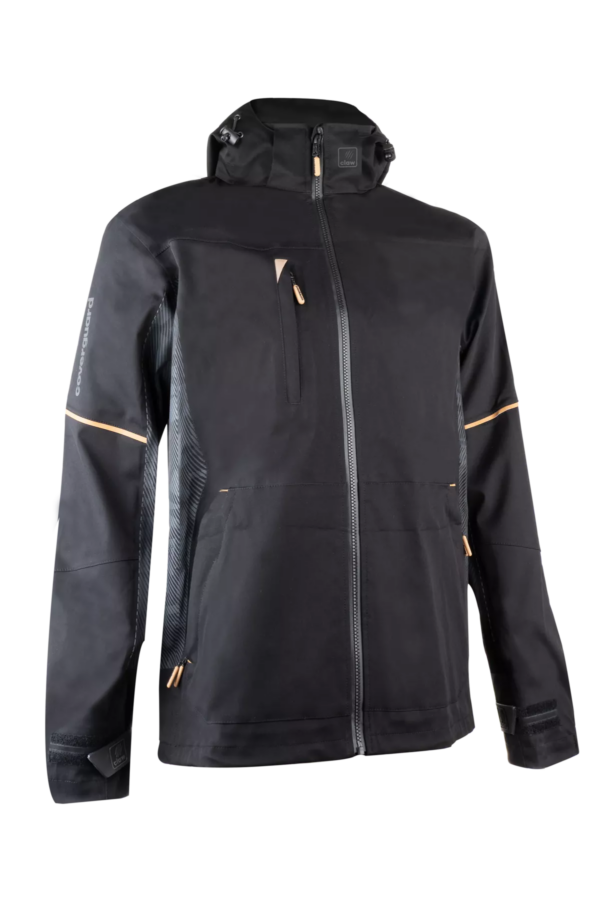 VESTE SOFTSHELL 2.5 COUCHES 92% POLYESTER RECYCLÉ GRS 75D + 8% TPE MEMBRANE + 100% POLYESTER RECYCLÉ GRS TRICOT 30D IMPERMÉABLE - NOIR - TS A 4XL