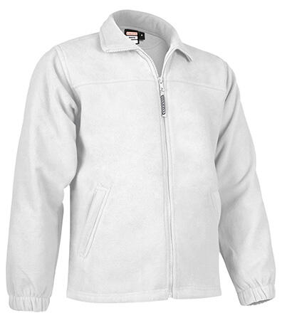 BLOUSON POLAIRE UNISEXE CHAUD / RESPIRANT. 100% POLYESTER, 300 G/M² - TS A XXL - BLANC