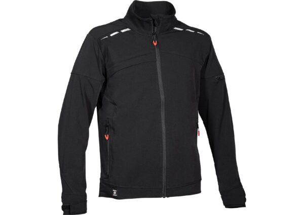 VESTE DE TRAVAIL 94% NYLON / 6% ELASTHANNE 250G/M² - EN ISO 13688 - TAILLE 42 A 62 - NOIR