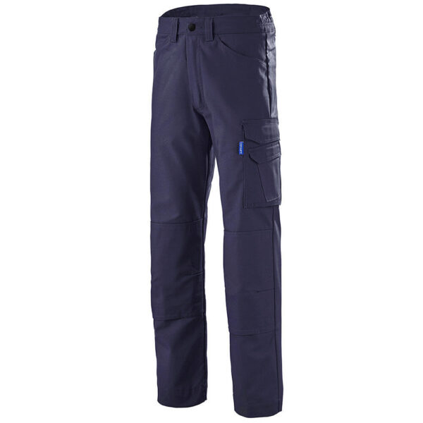 PANTALON HOMME POCHES GENOUX 100% METAL FREE KLINE. COTON / POLYESTER, 300 G/M². EN ISO 13688, EN 14404 A1. T36/38 à 60/62 - MARINE