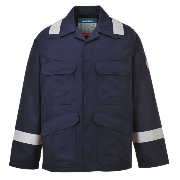 VESTE DE TRAVAIL MULTIRISQUES ATEX REFLECT 350. TAILLE S A 4XL - MARINE