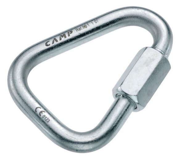MAILLON RAPIDE ACIER FORME TRIANGULAIRE. MAILLON ACIER DELTA QUICK LINK 10 CAMP. "JAEP"
