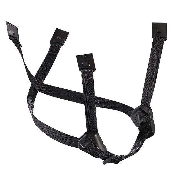 JUGULAIRE DUAL STANDARD POUR CASQUES VERTEX ET STRATO - COLORIS NOIR