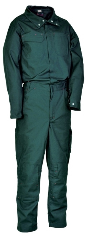 COMBINAISON POCHES GENOUX ACTIPRO. POLYESTER / COTON, 300 G/M². EN ISO 13688. TS À 4XL - VERT