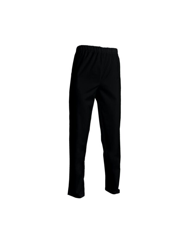PANTALON ANDRE. UNI POLYESTER / COTON. T0 (36/38) A 6 (60/62) - NOIR