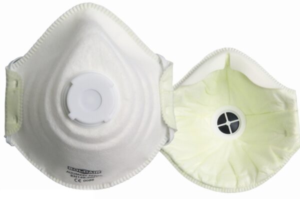 DEMI-MASQUE FILTRANT SOLIDES/LIQUIDES AVEC VALVE FFP3D (BOÎTE DE 10)