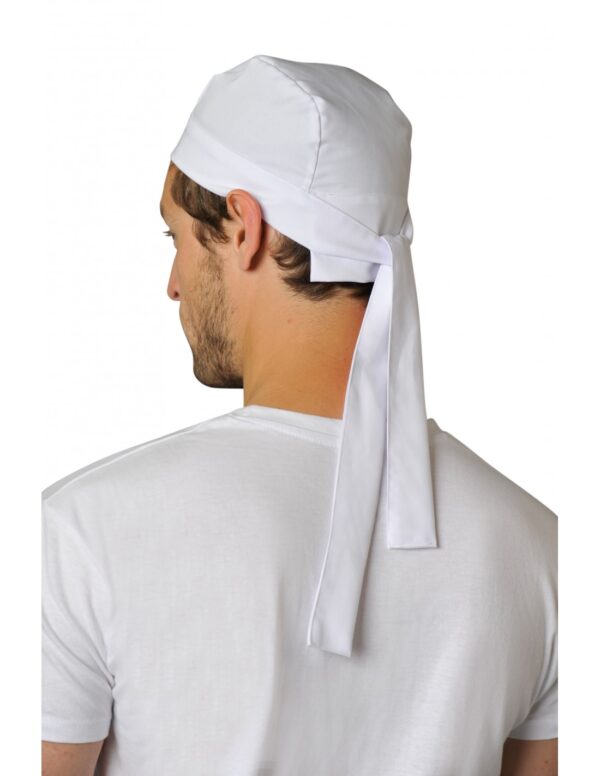 BANDANA. UNI POLYESTER / COTON. TU - BLANC