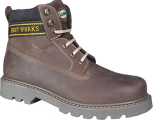 CHAUSSURE HAUTE HOMME, COUSU/LOISIR MARRON - 39/48