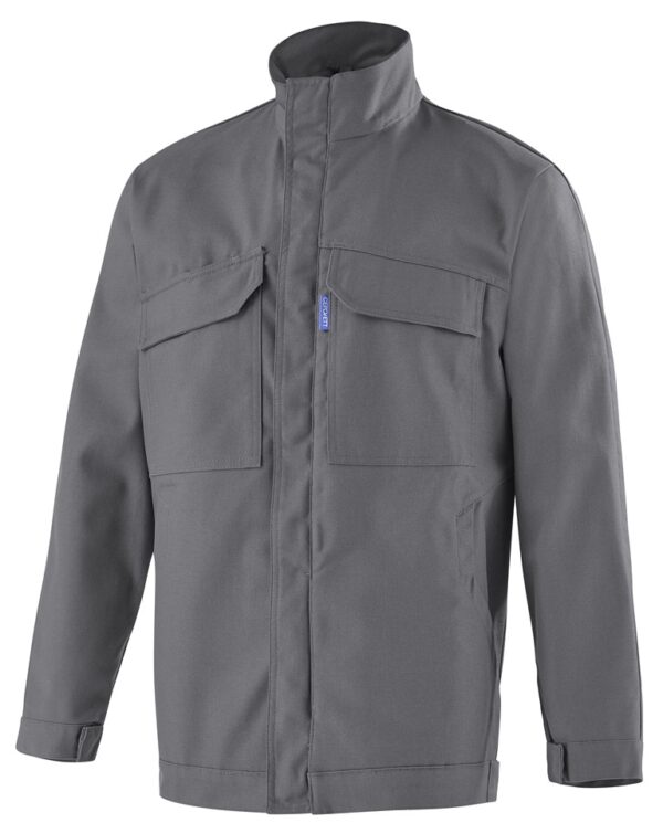 BLOUSON HOMME 100% METAL FREE KLINE. COTON / POLYESTER, 300 G/M². EN ISO 13688. T36/38 à 60/62 - GRIS CLAIR