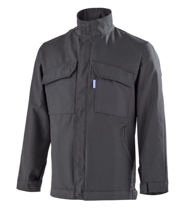 BLOUSON HOMME 100% METAL FREE KLINE. COTON / POLYESTER, 300 G/M². EN ISO 13688. T36/38 à 60/62 - NOIR