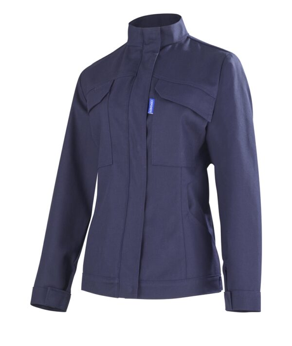 BLOUSON FEMME 100% METAL FREE KLINE. COTON / POLYESTER, 300 G/M². EN ISO 13688. T34/36 à 58/60 - MARINE