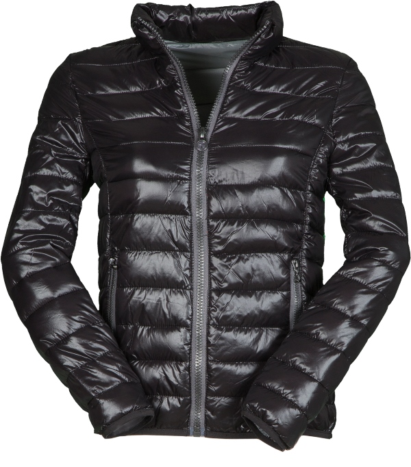 BLOUSON DOUDOUNE TECH-LINE FEMME CHAUD / RESPIRANT. 100% NYLON 420T, 38 G/M² - TS A XL - NOIR