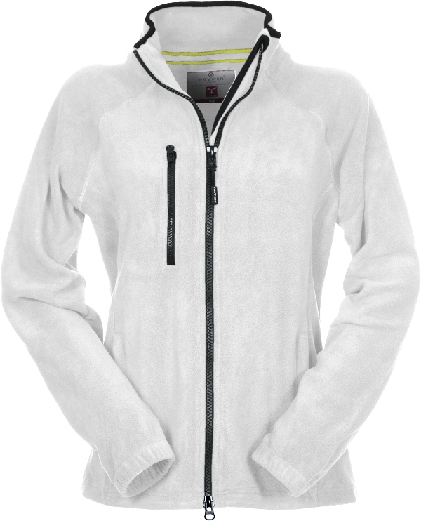 BLOUSON POLAIRE TECH-LINE FEMME CHAUD / RESPIRANT. 100% POLYESTER, 280 G/M² - TS A L - BLANC