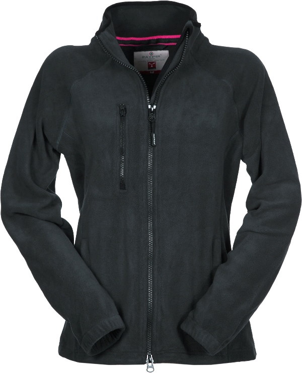 BLOUSON POLAIRE TECH-LINE FEMME CHAUD / RESPIRANT. 100% POLYESTER, 280 G/M² - TS A L - NOIR