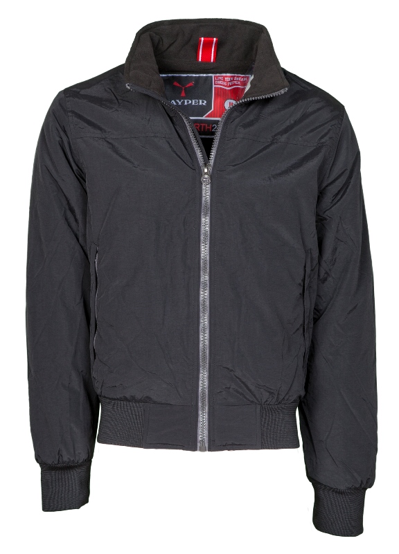 BLOUSON COUPE-VENT TECH-LINE HOMME IMPER / RESPIRANT. 100% NYLON TASLAN, 105 G/M² - TXS A 5XL - NOIR