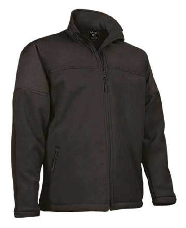 BLOUSON POLAIRE SOFTSHELL UNISEXE CHAUD / RESPIRANT / DEPERLANT. 100% POLYESTER, 400 G/M² - TS A XXL - NOIR/NOIR