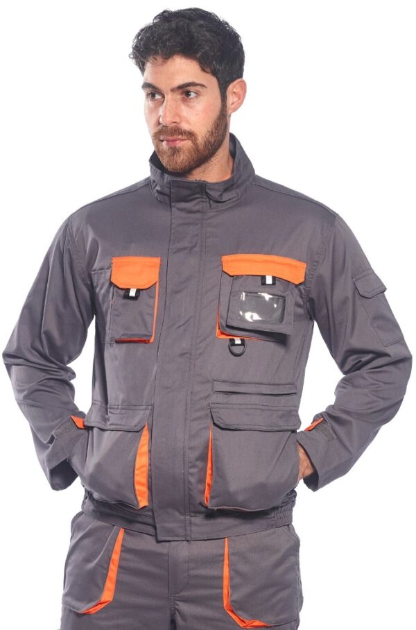 BLOUSON MULTIFONCTIONS X-LINE. COTON / POLYESTER, 245 G/M². EN ISO 13688, EN 13758-2. TXS à 3XL - GRIS/ORANGE
