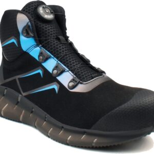 BAKET DE SECURITE HOMME, BOOST ENERGY, NOIR/BLEU, ULTRA-CONFORTABLE, ATOP EASY FIT, ESD - CE EN ISO 20345 S1P WR SRC ESD