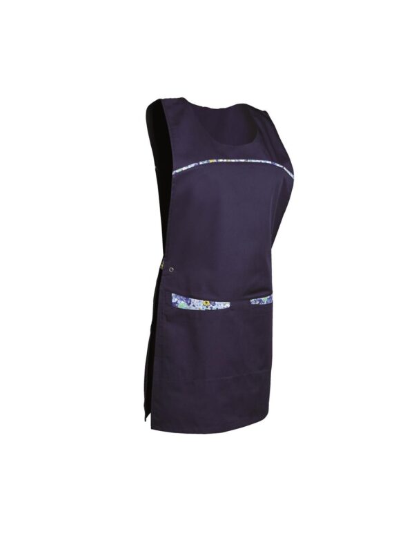 CHASUBLE CAMILLE. PRESSIONS. UNI POLYESTER / COTON. TS A XXL - MARINE