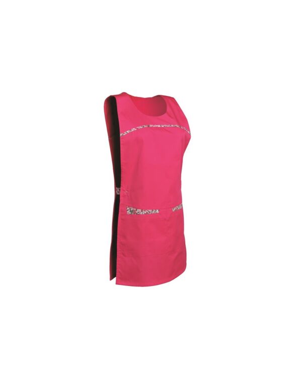 CHASUBLE CAMILLE. PRESSIONS. UNI POLYESTER / COTON. TS A XXL - RHODAMINE