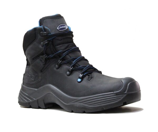 CHAUSSURE DE SECURITE MIXTE, OUTDOOR NOIR HAUT, METAL FREE, ESD, HAUT BOUT RECOUVERT - CE EN ISO 20345 S3 SRC - 36/48