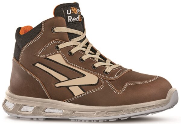 BASKET DE SECURITE HOMME, INFINERGY MARRON ULTRA-SOUPLE - CE EN ISO 20345 S3 SRC