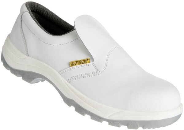 MOCASSIN DE SECURITE MIXTE, AGRO/LABO BLANC - CE EN ISO 20345 S2 SRC - 35/47