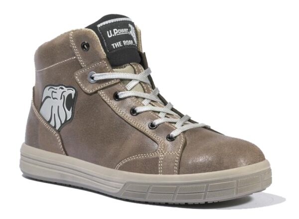 BASKET DE SECURITE HOMME, PIED SENSIBLE MARRON CUIR OLD STYLE - CE EN ISO 20345 S3 SRC - 38/47