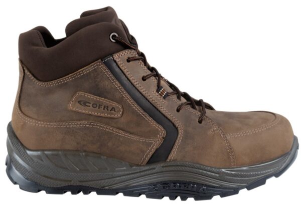 BASKET DE SÉCURITÉ HOMME, FORMULA SOFT, ANTI-FATIGUE ANTI-VIBRATION MARRON MÉTAL FREE - CE EN ISO 20345 S3 CI SRC