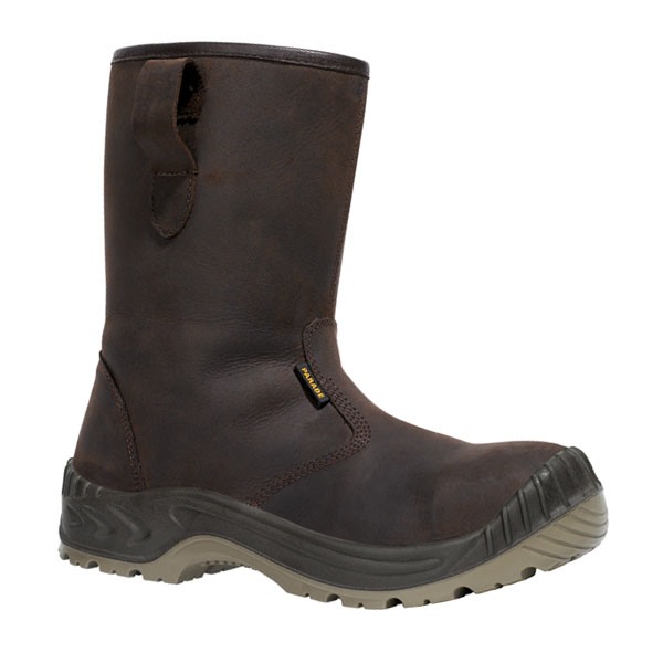 BOTTE DE SECURITE HOMME, FROID INTEMPERIES MARRON FOURREE BOUT RECOUVERT - CE EN ISO 20345 S3 Cl SRC - 39/48 "JAEP"