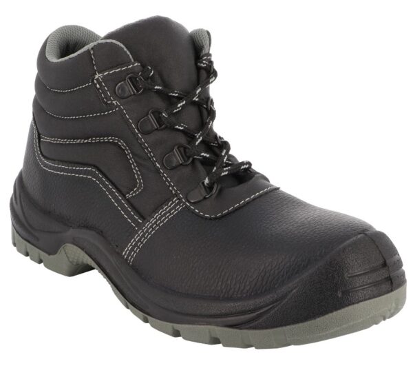 CHAUSSURE DE SECURITE HOMME, BRODEQUIN CONFORT PLUS NOIR BOUT RECOUVERT - CE EN ISO 20345 S3