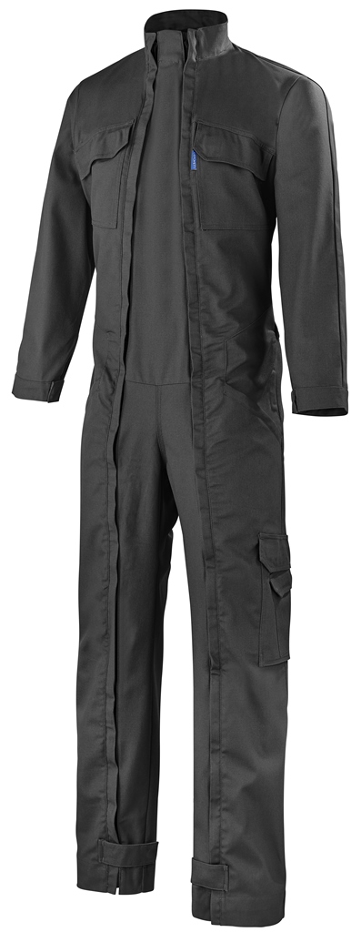 COMBINAISON HOMME 2 ZIP 100% METAL FREE KLINE. COTON / POLYESTER, 300 G/M². EN ISO 13688. T36/38 à 60/62 - NOIR
