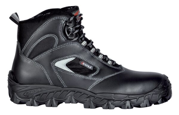 CHAUSSURE DE SECURITE MIXTE, TREKKING HAUT NOIR NO METAL, AERE, BOUT RECOUVERT - CE EN ISO 20345 S3 SRC - 36/48