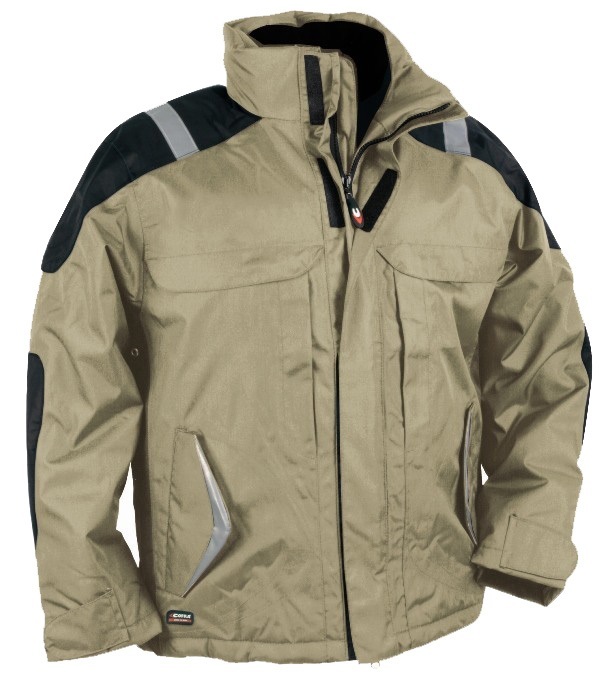 VESTE WINTER WORKWEAR, 100% POLYESTER/PU 200 G/M². EN ISO 13688, EN 343. T42 À 62 - BEIGE