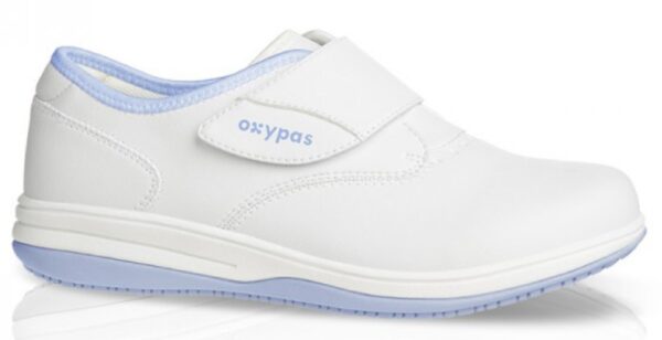 CHAUSSURE FEMME PIED SENSIBLE, PARAMEDICAL/COLLECTIVITES BLEU CIEL, ANTIDERAPANT - CE EN ISO 20347 SRC ESD - 36/42 (EMILYLBL)