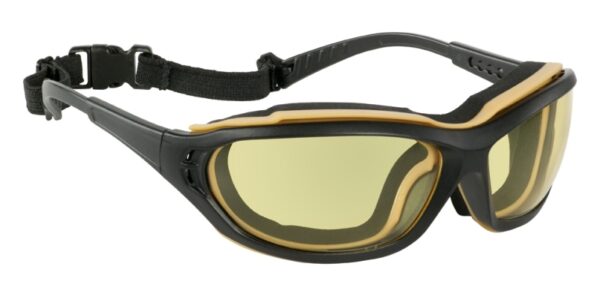 LUNETTE SOLIDAIRE DU VISAGE OCULAIRES POLYCARBONATE AMBRE