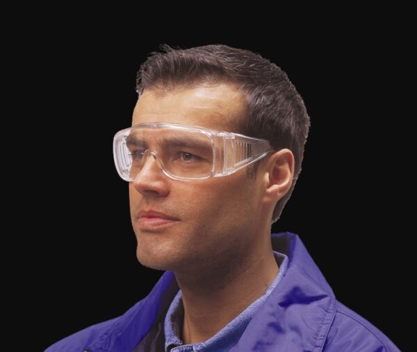 LUNETTES VISITEURS / SUR-LUNETTES ECRAN ET BRANCHES POLYCARBONATE INCOLORE